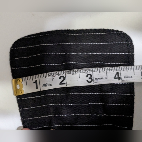 90s/2000 Vintage Demonia Deviant Hi Tops Black White Pinstripe Lace Up Boots - Picture 9 of 12